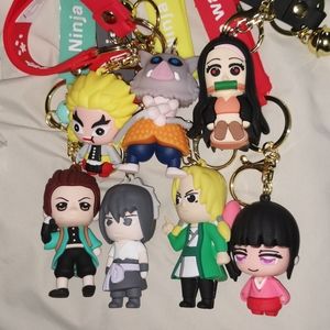Demon Slayer character keychains NINJA WARRIOR